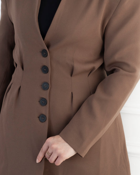 BLAZER  DILARA - MARRON