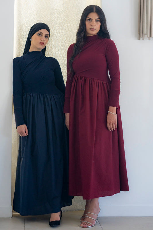 Robe AYLINE - BLEUE